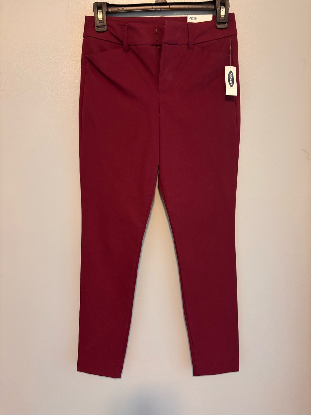 Old Navy Burgundy Pixie Skinny Pants